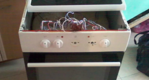 Ремонт керамической электроплиты. Красный Холм