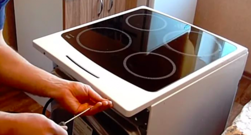 Ремонт сенсорной электроплиты. Красный Холм